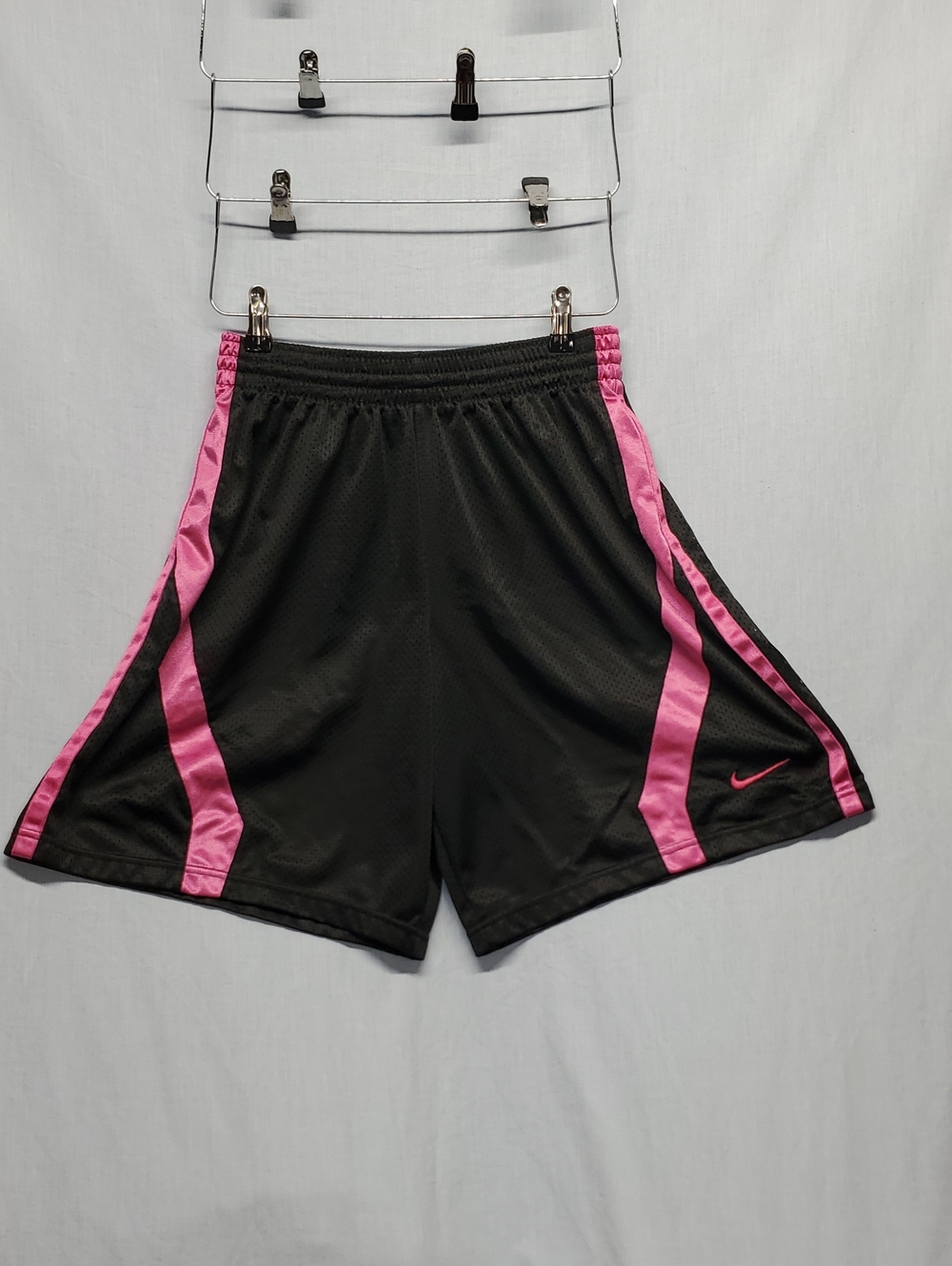 Nike Women’s Black Shorts with Pink Accents #413